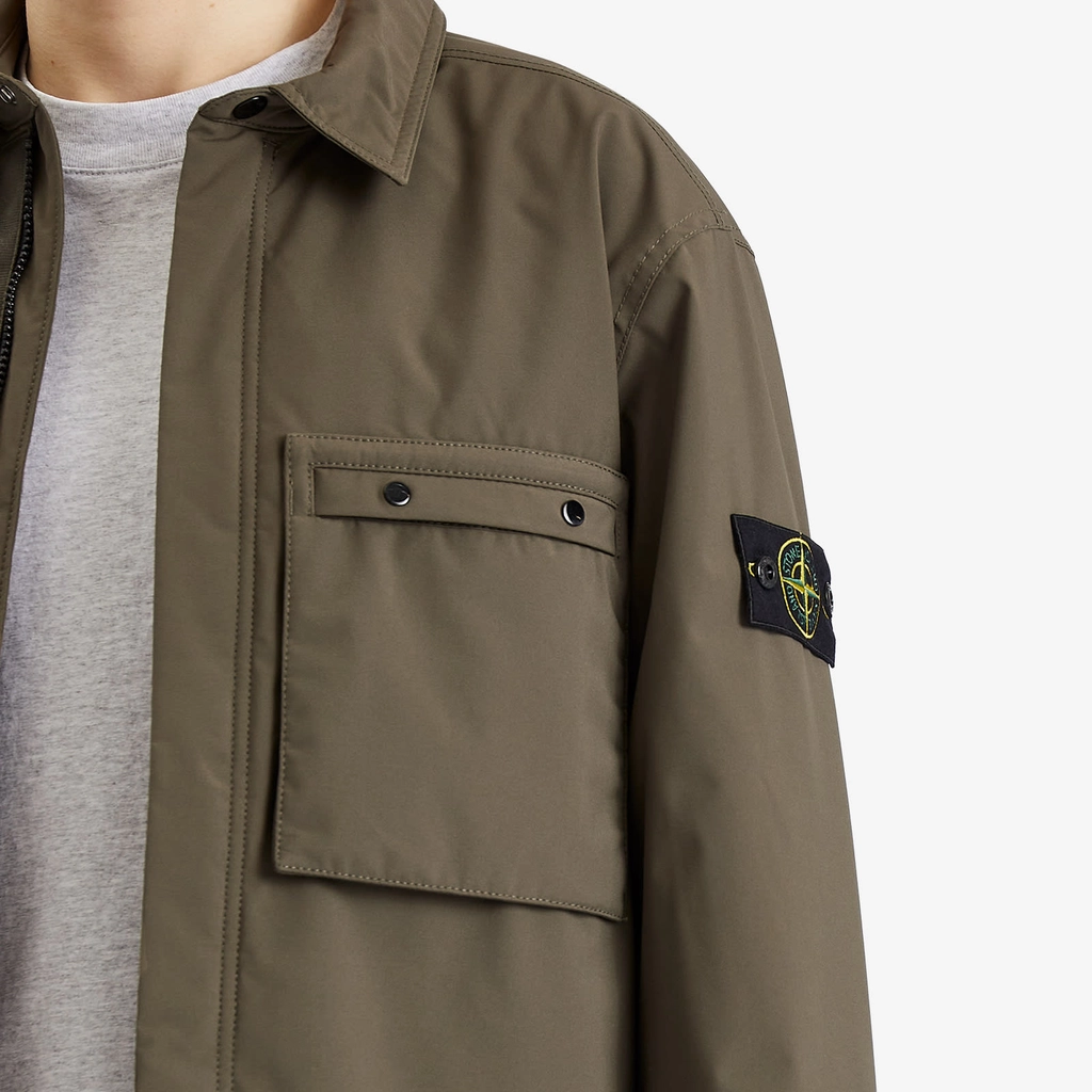 Stone Island Men's Soft Shell-R Primaloft Jacket Military Green